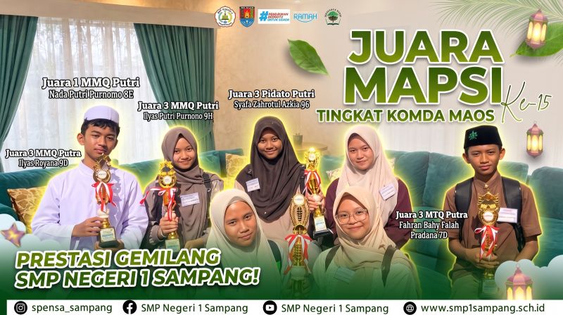 Juara MAPSI Tingkat Komda Maos 2026,
